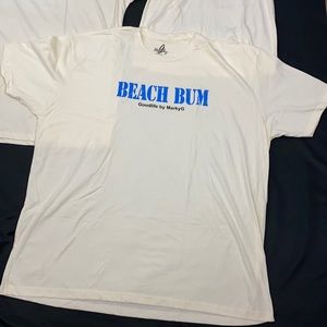 MarkyG Beach Bum graphic tee